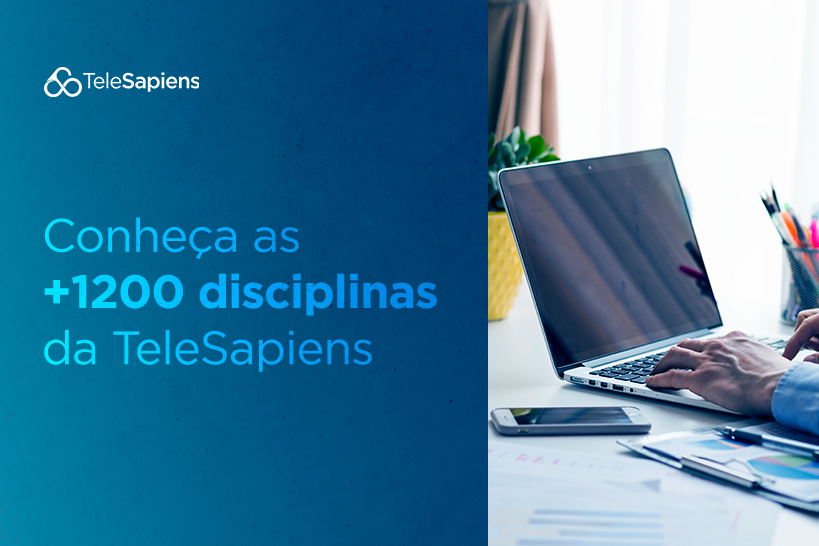 Conheça as +1200 disciplinas da TeleSapiens